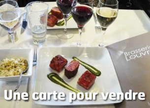 Une carte pour vendre