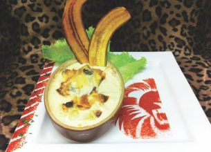 Tartiflette exotique de kangourou et patate douce