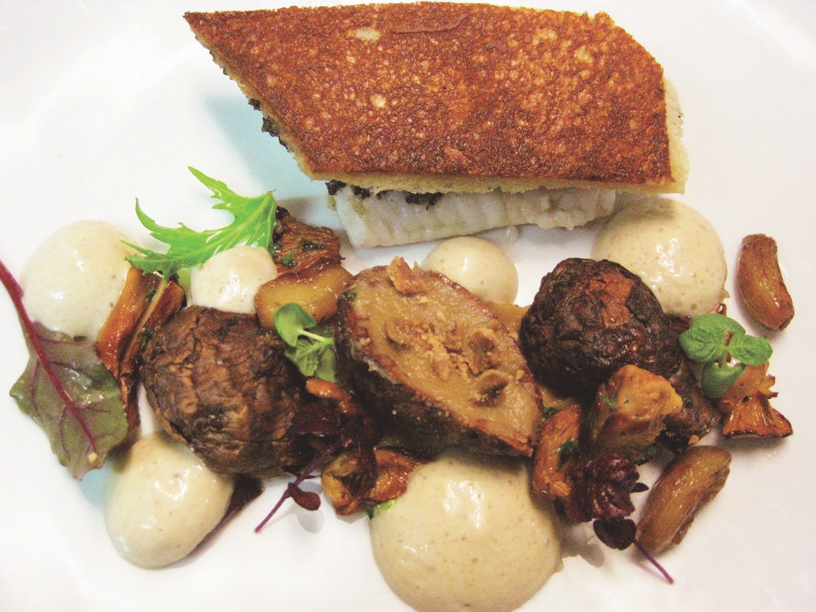 Sole de gros bateau rôtie à la truffe noire