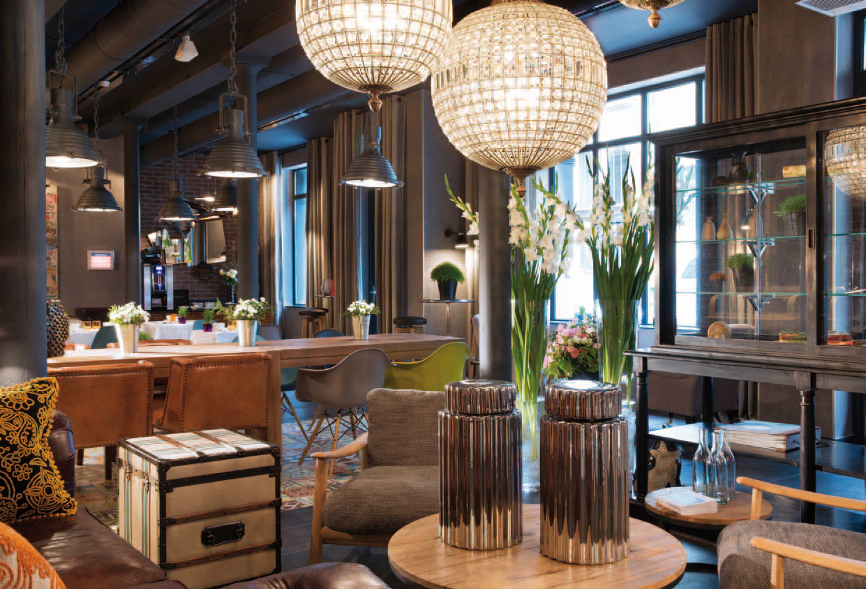 Un hôtel chic et design dans une ancienne usine textile