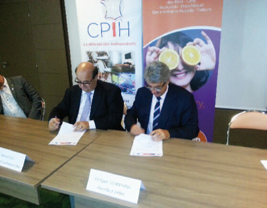 Signature de la convention de partenariat APIIH-CPIH