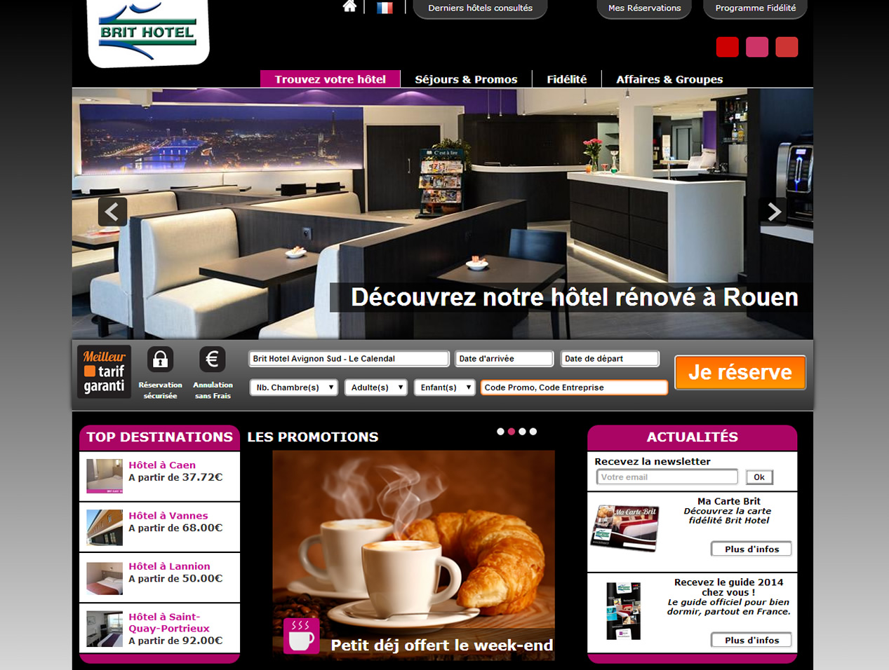 De nouveaux outils technologiques par Brit Hotel en 2014