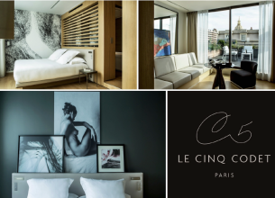 Le Cinq Codet, nouvel hôtel atypique à Paris