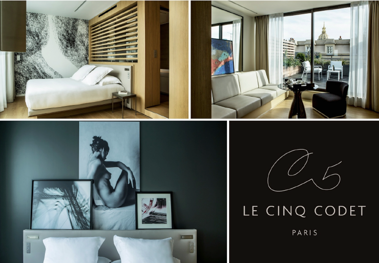 Le Cinq Codet, nouvel hôtel atypique à Paris