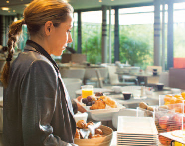 Le buffet petit déjeuner a le vent en poupe chez Novotel