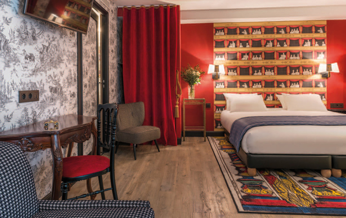 Un hôtel thématique qui fait la part belle aux services