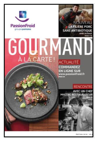 Nouvelle édition du catalogue « Gourmand à la Carte » par PassionFroid