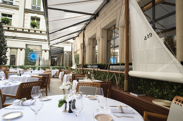 Escale marine sur la terrasse du Park Hyatt Paris-Vendôme