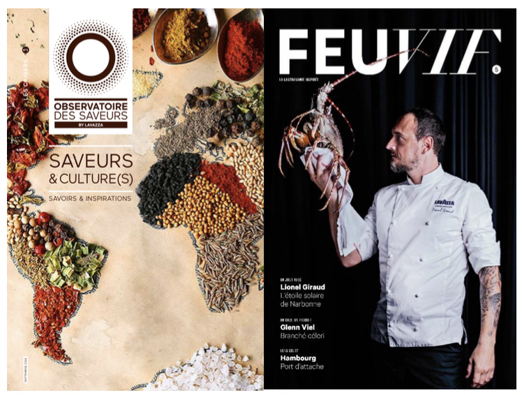 Nouvelles éditions du Cahier de l’Observatoire des Saveurs et de Feu Vif par Lavazza