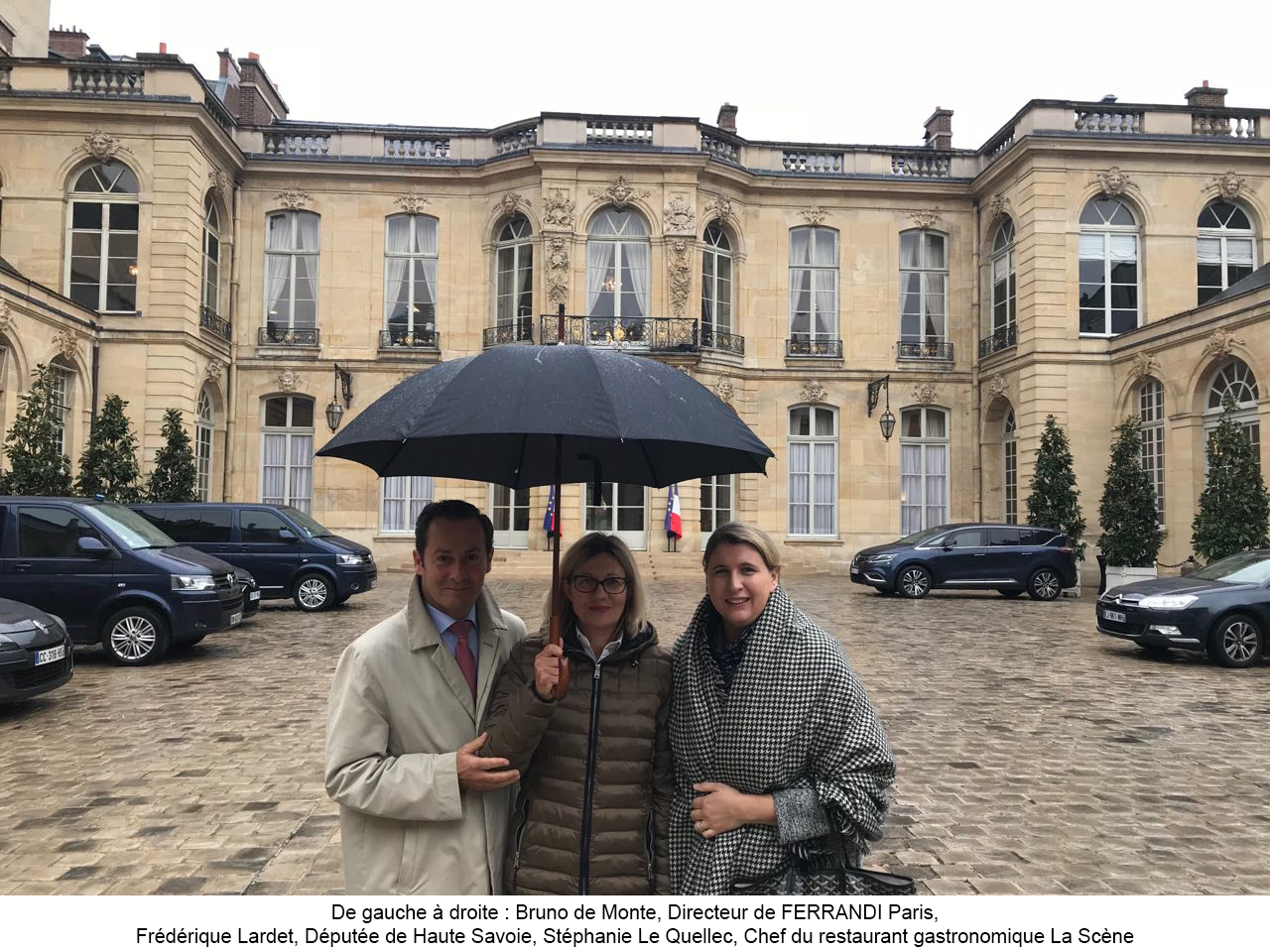 Frédérique Larquet, Stéphanie Le Quellec et Bruno De Monte en mission Tourisme et Emploi