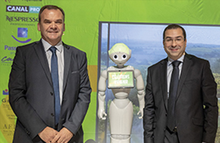 Fabrice Galland président de la FIL (Fédération Internationale des Logis) et Karim Soleilhavoup directeur général