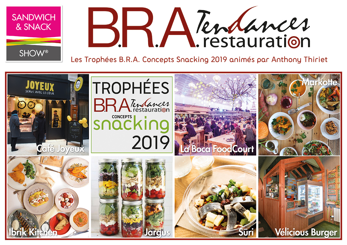 Découvrez les 7 concepts distingués par les Trophées B.R.A. Concepts Snacking 2019