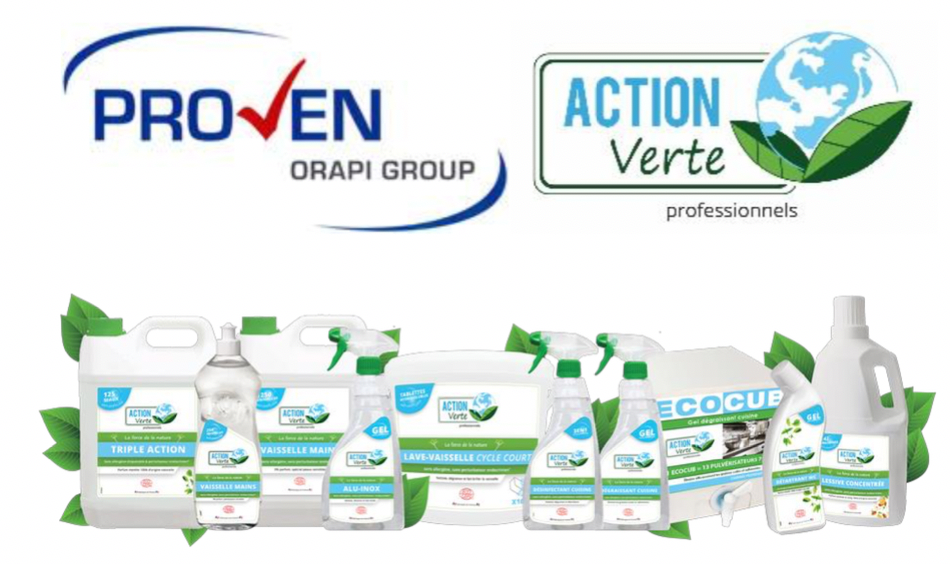 Action Verte, nouvelle gamme de nettoyants écologiques par Proven
