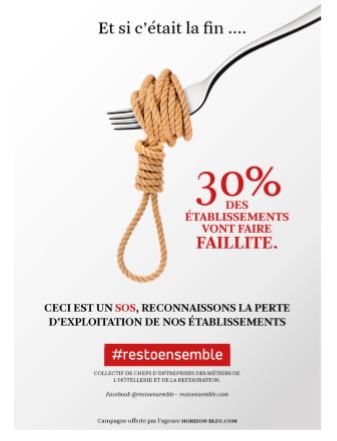 Une campagne de communication d’envergure par le collectif #restoensemble