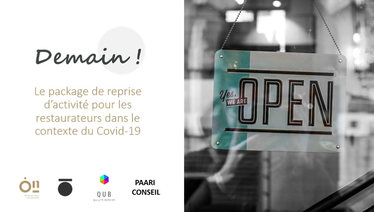« Demain ! », un package de reprise pour les restaurateurs