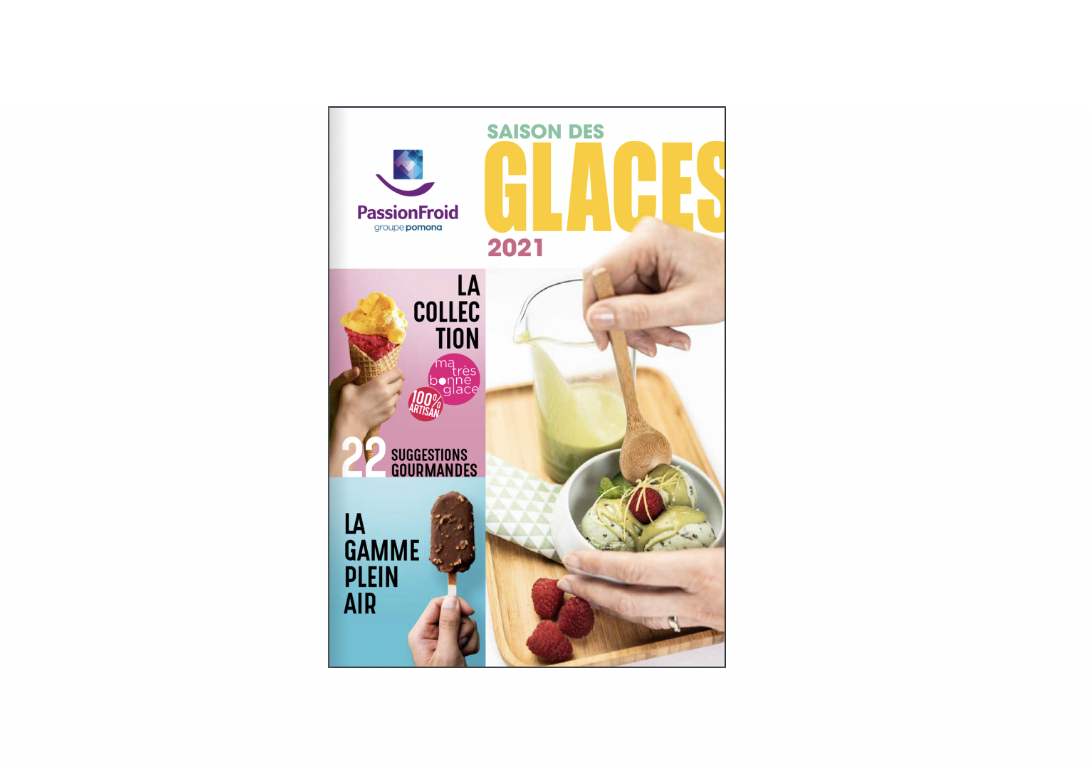 Nouvelle carte Glaces 2021 PassionFroid : des gammes retravaillées et des professionnels accompagnés