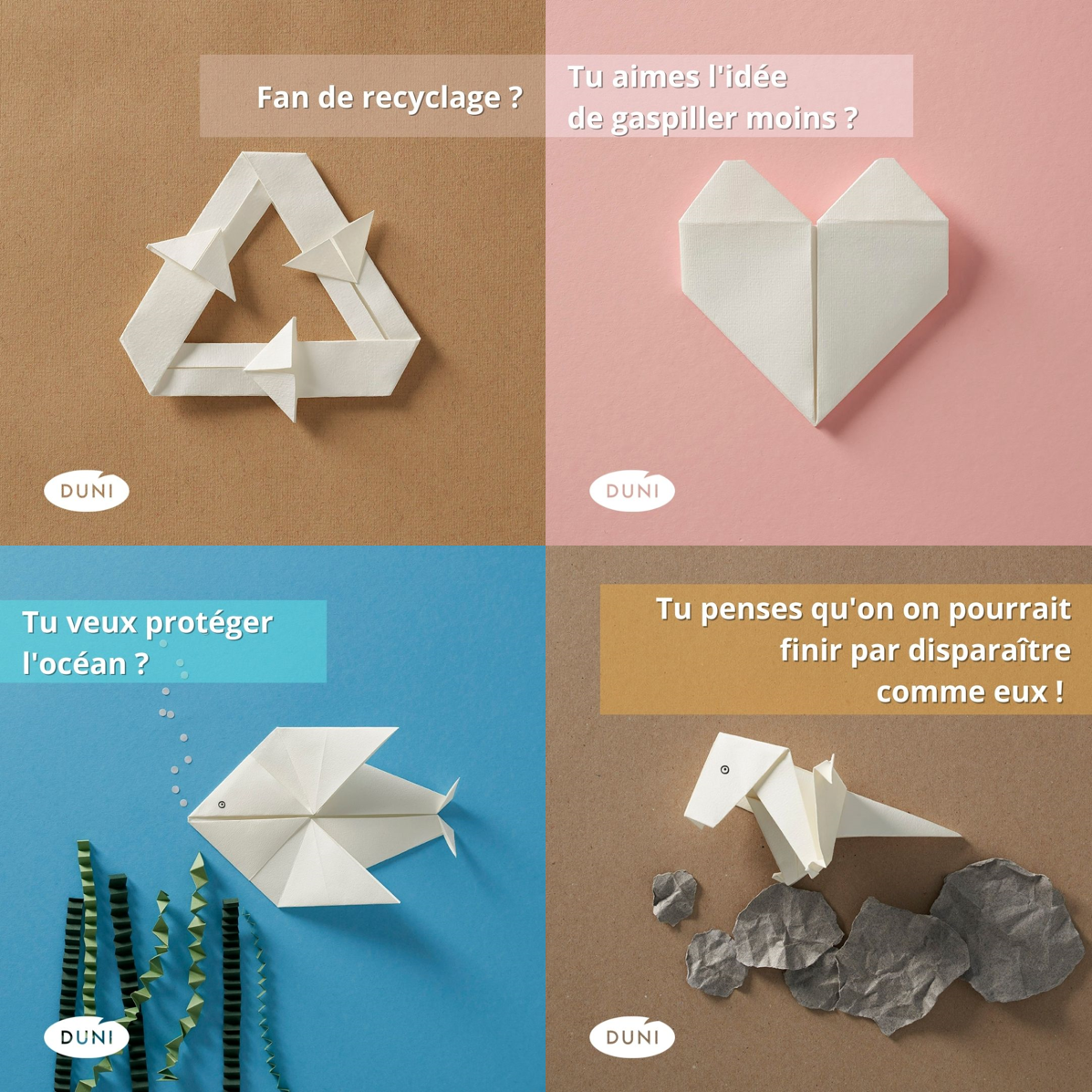 De nouvelles solutions pratiques et durables pour les emballages des serviettes Duni
