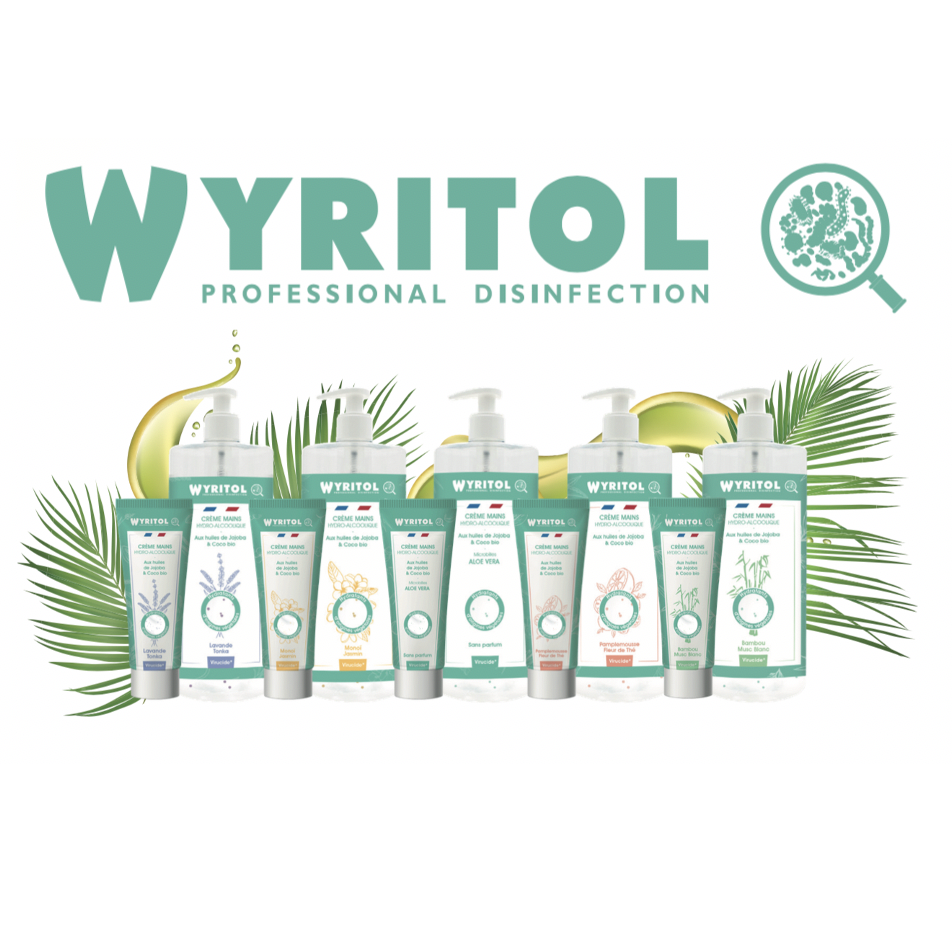 Des crèmes mains hydro alcooliques hydratantes par Wyritol