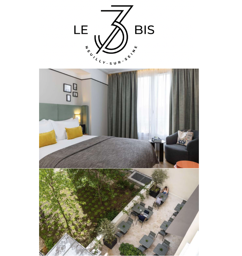 Le 37 Bis, nouvel hôtel arty et contemporain à Neuilly-sur-Seine