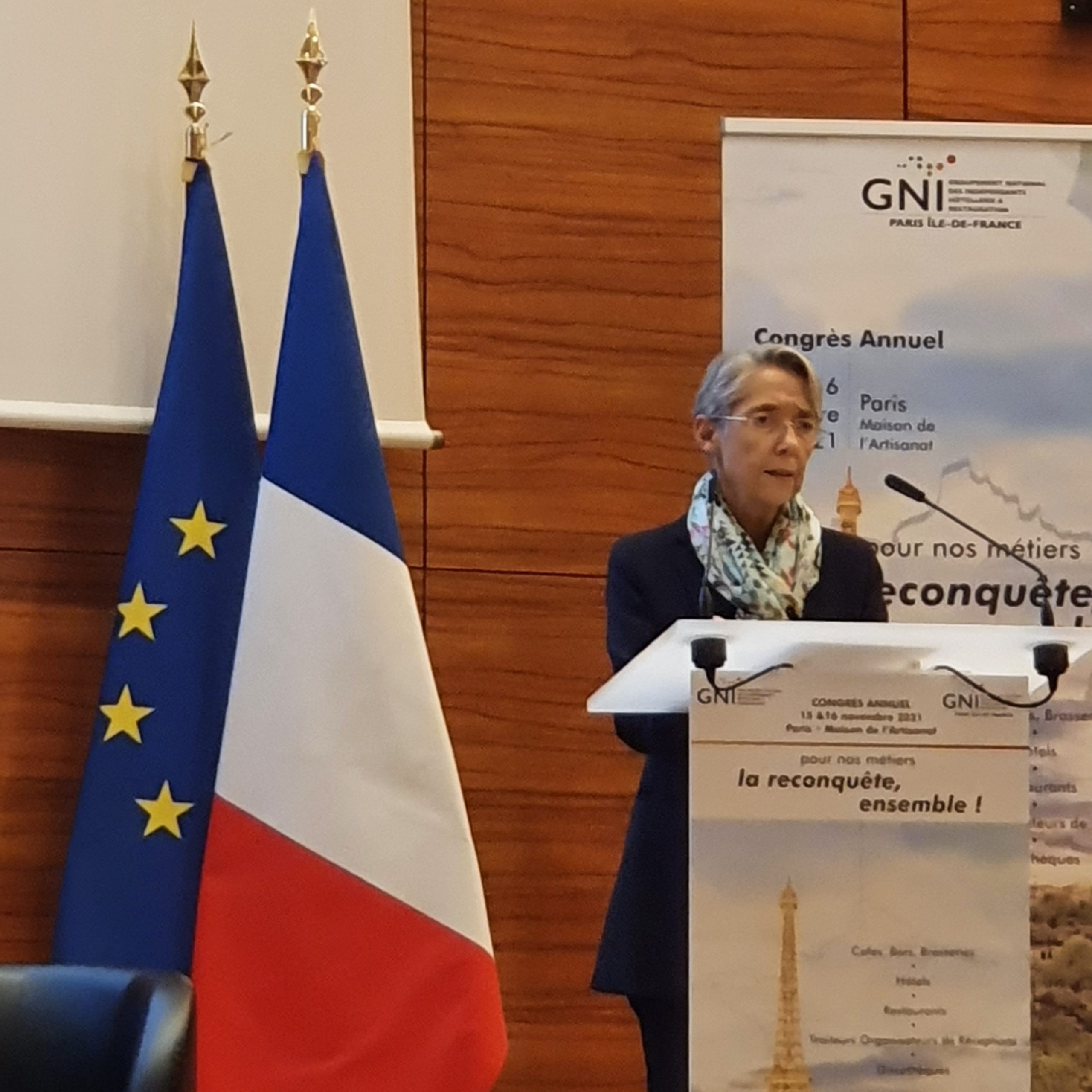 Clôture du congrès du GNI en présence d’Elisabeth Borne