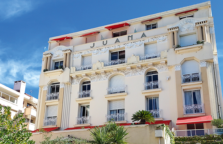 Hôtel Juana à Juan-les-Pins – Cap d’Antibes (06) : L’esprit de la riviera incarné