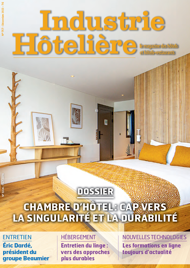 « Chambre d’hôtel : cap vers la singularité et la durabilité », un dossier à retrouver dans notre n° de décembre