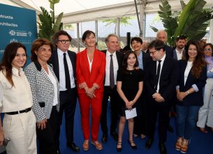 La 1ère pierre du futur hôtel Hilton est posée
