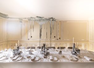 Un « Dîner en Perspectives » par Le Meurice, Mathias Kiss et la Maison Christofle