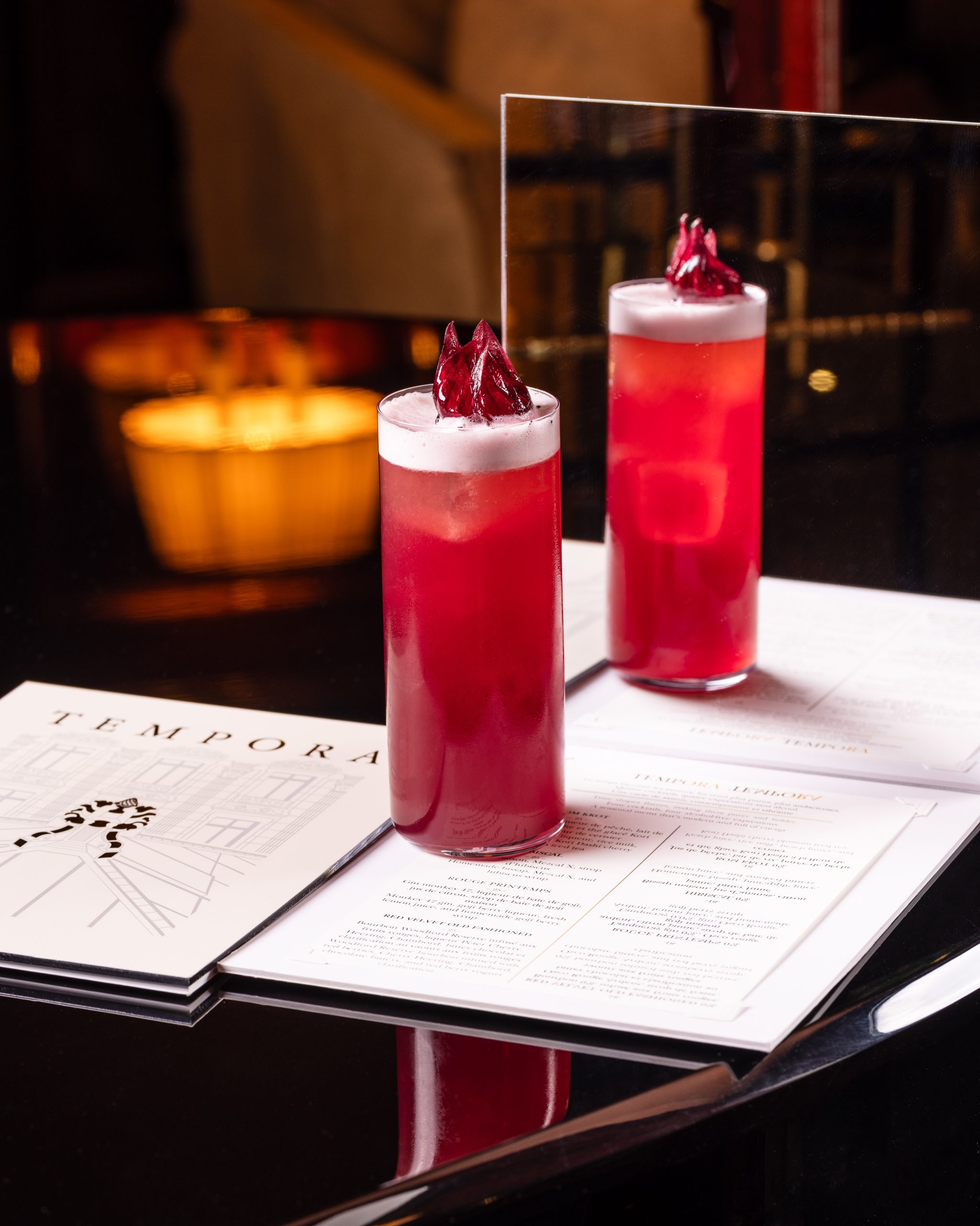Au Bar de l’InterContinental Paris Le Grand, cocktails et mocktails se répondent en miroir