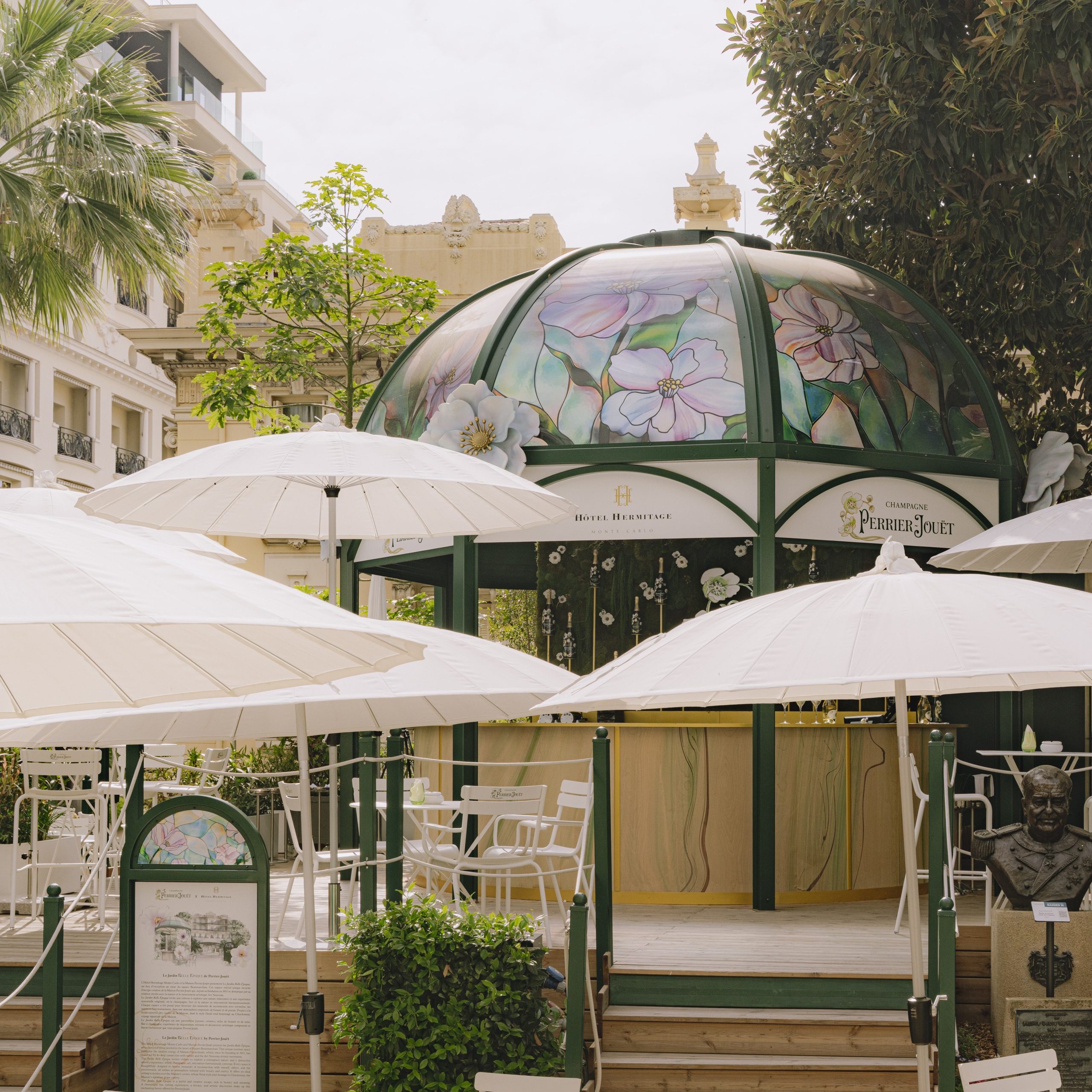 Perrier-Jouët réinvente son Jardin Belle Époque à Monaco